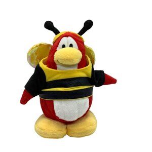 Disney Club Penguin Bumble Bee Costume Plush Toy 8" Jakks Pacific Stuffed Animal